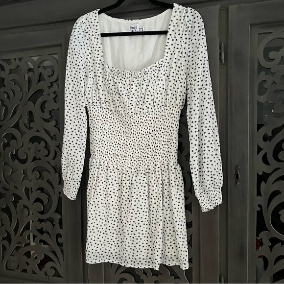 Princess Polly white navy blue floral dress - Picture 1 of 10